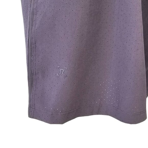 Lululemon Mens Pace Breaker Short, Lined Perforated 9" Graphite Purple, Size XL - Picture 3 of 8